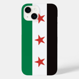 Funda Para iPhone 14 De Case-Mate bandera de la República Árabe Siria en el caso س e