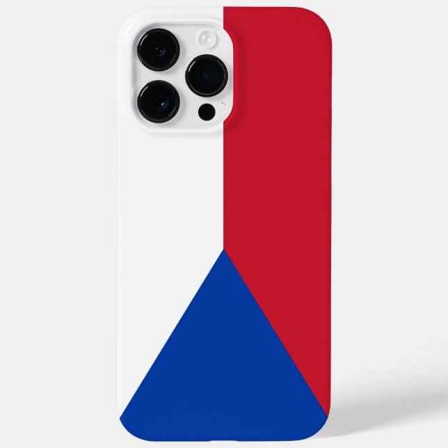 Funda De Case-Mate Para iPhone Bandera de la República Checa (Reverso)