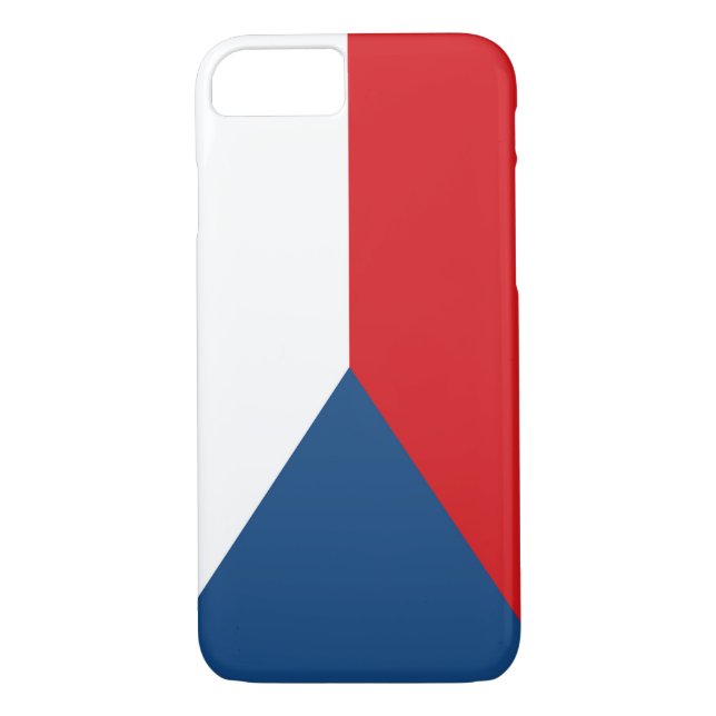 Funda De Case-Mate Para iPhone Bandera de la República Checa (Reverso)
