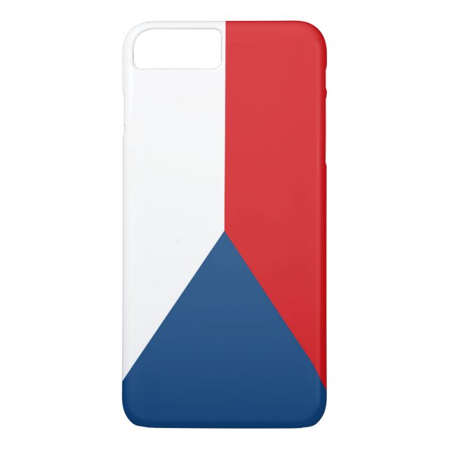 Funda De Case-Mate Para iPhone Bandera de la República Checa (Reverso)