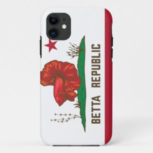Funda Para iPhone 11 Bandera de la república de Betta