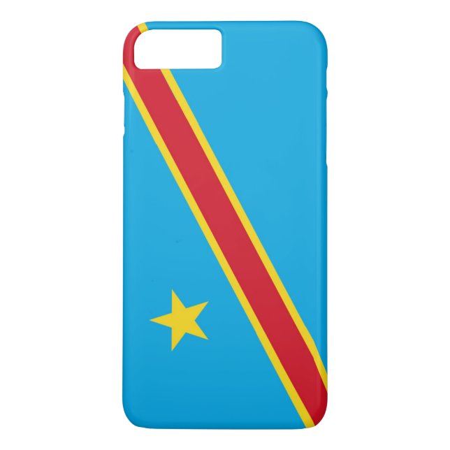 Funda De Case-Mate Para iPhone Bandera de la República Democrática del Congo (Reverso)