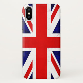 Funda Para iPhone X Bandera de la Unión Británica