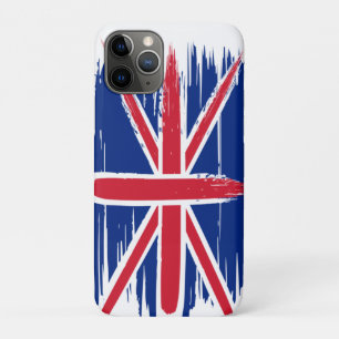 Funda Para iPhone 11 Pro Bandera de la unión británica de pincel