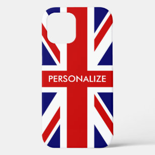 Funda Para iPhone 12 Bandera de la Unión Británica Jack orgullo inglés 