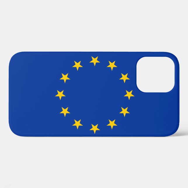 Funda De Case-Mate Para iPhone Bandera de la Unión Europea (Reverso (Horizontal))