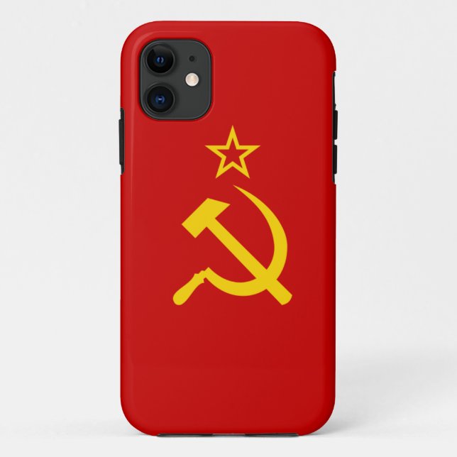 Funda De Case-Mate Para iPhone bandera de la URSS (Reverso)