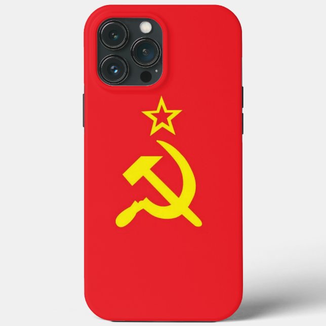 Funda De Case-Mate Para iPhone bandera de la URSS (Reverso )