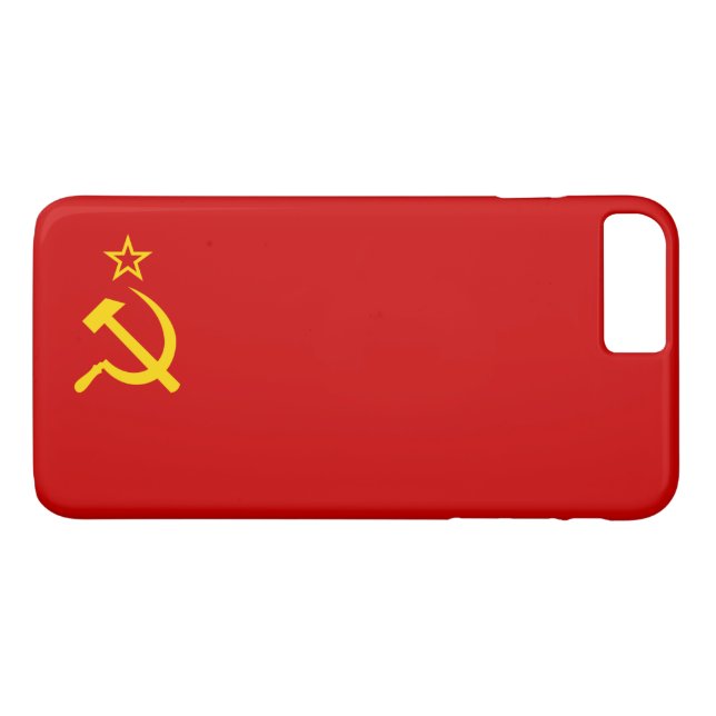 Funda De Case-Mate Para iPhone bandera de la URSS (Reverso (horizontal))