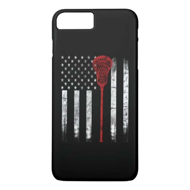 Funda De Case-Mate Para iPhone Bandera de LaCrosse (Reverso)