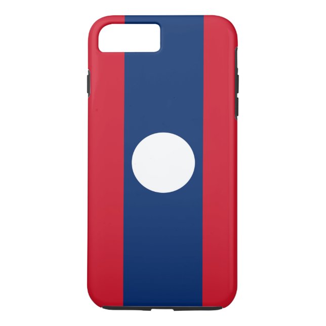 Funda De Case-Mate Para iPhone Bandera de Laos (Reverso)