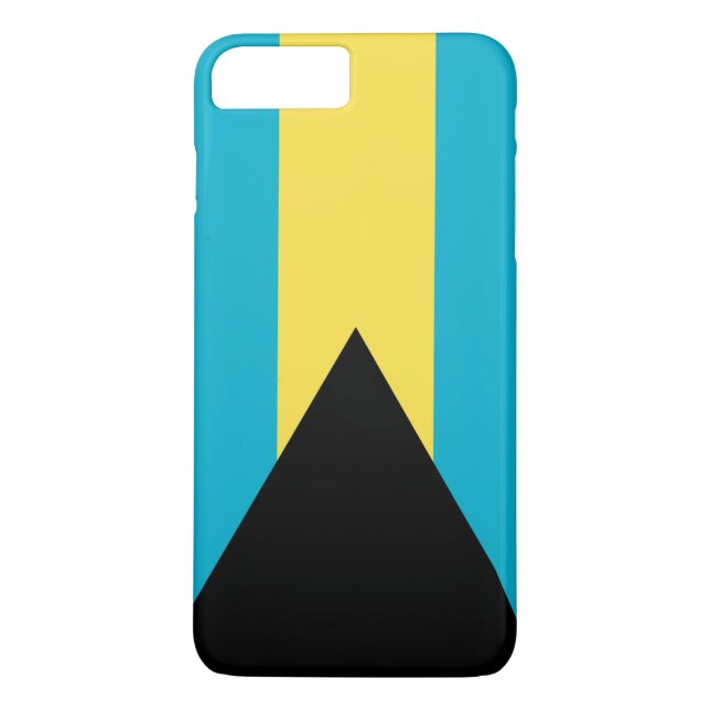 Funda De Case-Mate Para iPhone Bandera de las Bahamas (Reverso)