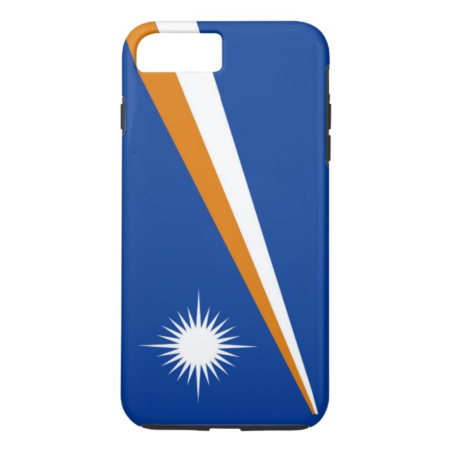 Funda De Case-Mate Para iPhone Bandera de las Islas Marshall (Reverso)