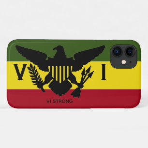 Funda Para iPhone 11 Bandera de las Islas Vírgenes de Estados Unidos, 