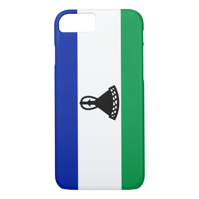 Funda De Case-Mate Para iPhone Bandera de Lesoto (Reverso)