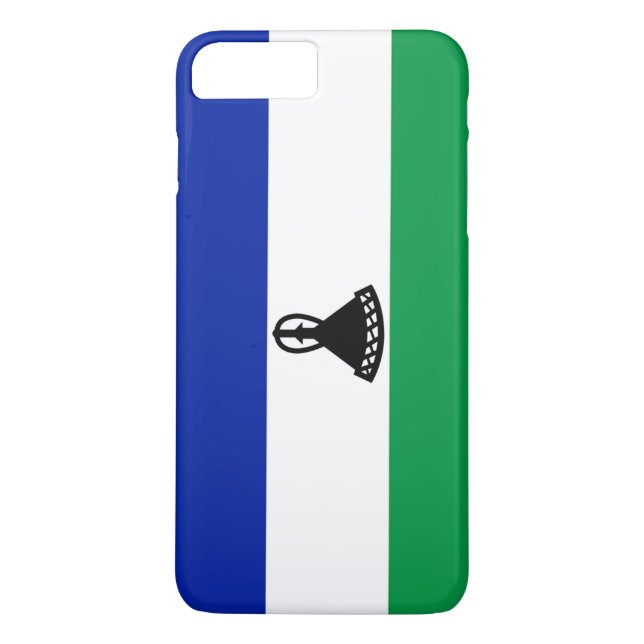 Funda De Case-Mate Para iPhone Bandera de Lesoto (Reverso)