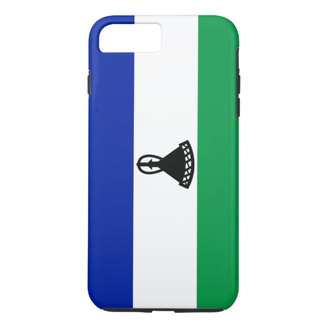 Funda De Case-Mate Para iPhone Bandera de Lesoto (Reverso)