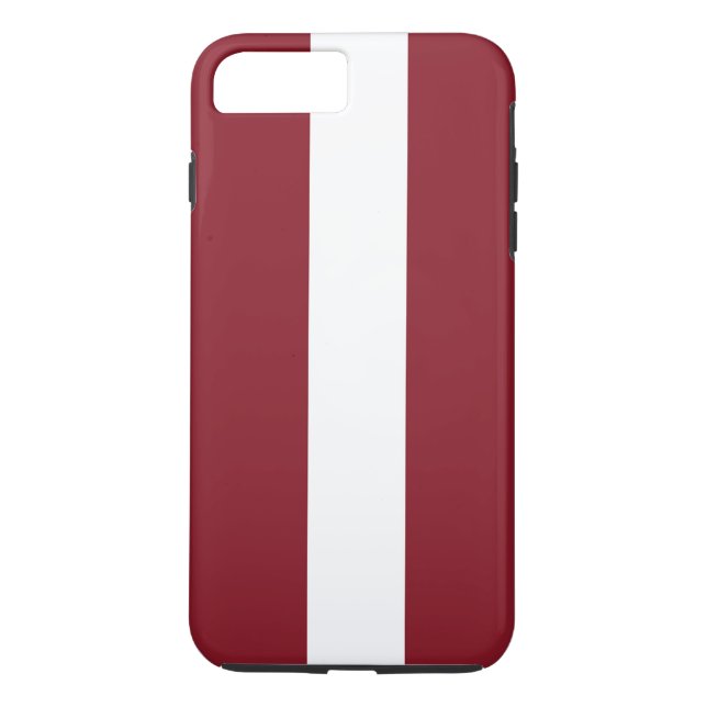 Funda De Case-Mate Para iPhone Bandera de Letonia (Reverso)