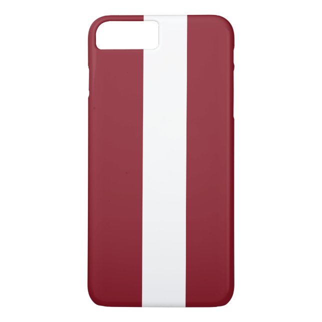Funda De Case-Mate Para iPhone Bandera de Letonia (Reverso)