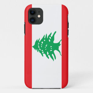 Funda Para iPhone 11 Bandera de Líbano