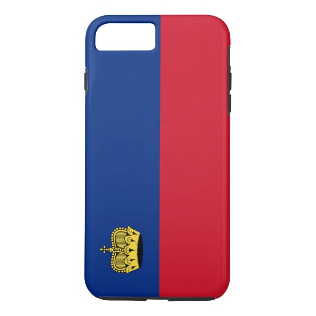 Funda De Case-Mate Para iPhone Bandera de Liechtenstein (Reverso)