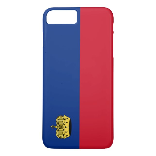 Funda De Case-Mate Para iPhone Bandera de Liechtenstein (Reverso)