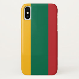 Funda Para iPhone X Bandera de Lituania