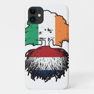 Funda Para iPhone 11 Bandera de los árboles de Irlanda de los Países Ba