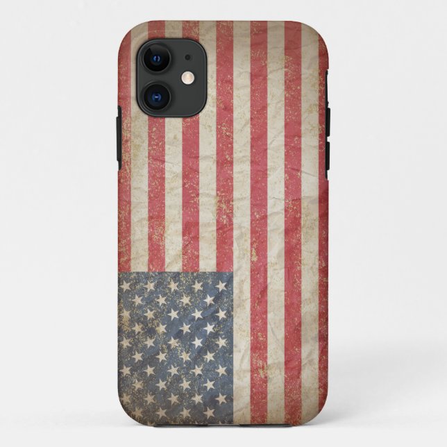 Funda De Case-Mate Para iPhone Bandera de los E.E.U.U. (Reverso)