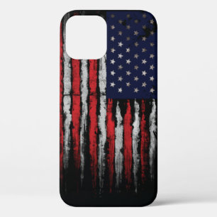 Funda Para iPhone 12 Bandera de los Estados Unidos