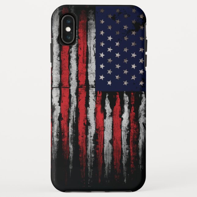 Funda De Case-Mate Para iPhone Bandera de los Estados Unidos (Reverso)