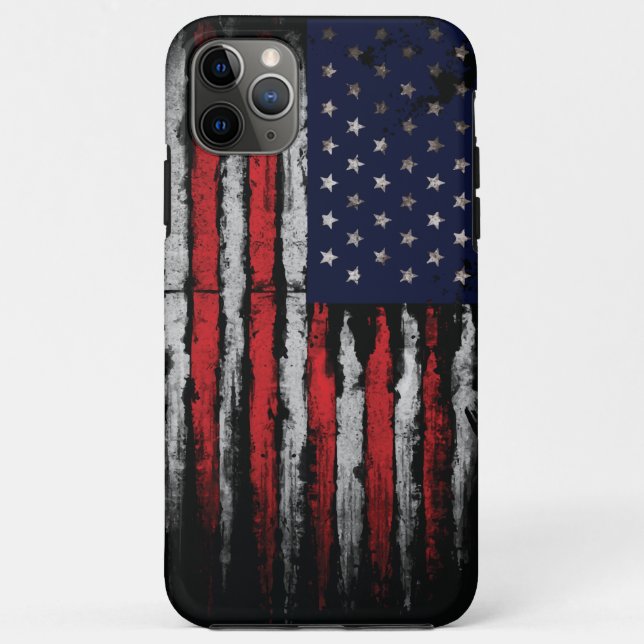 Funda De Case-Mate Para iPhone Bandera de los Estados Unidos (Reverso)