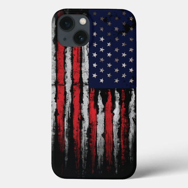 Funda De Case-Mate Para iPhone Bandera de los Estados Unidos (Reverso)