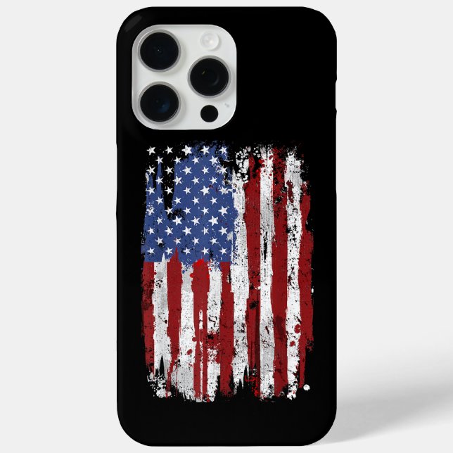 Funda De Case-Mate Para iPhone Bandera de los Estados Unidos Bandera estadouniden (Reverso )