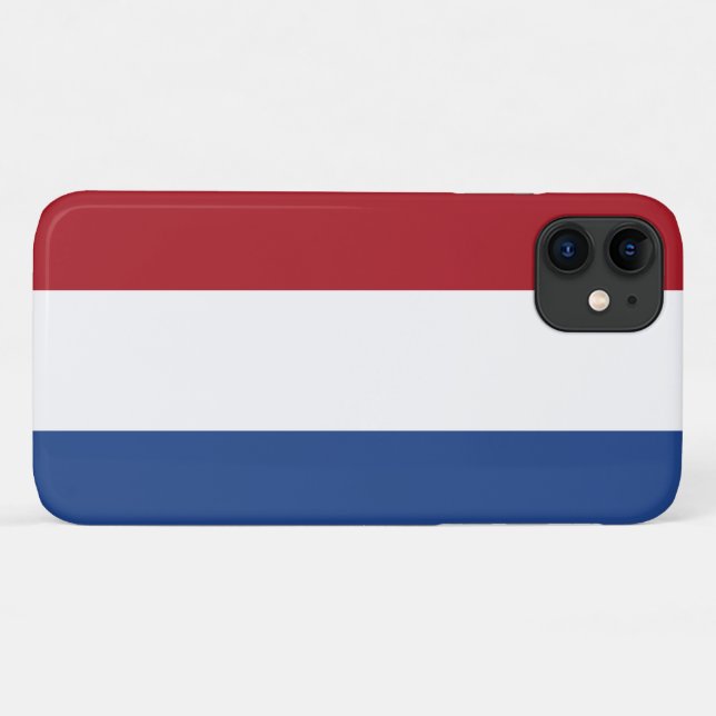 Funda De Case-Mate Para iPhone Bandera de los Países Bajos (Reverso (horizontal))