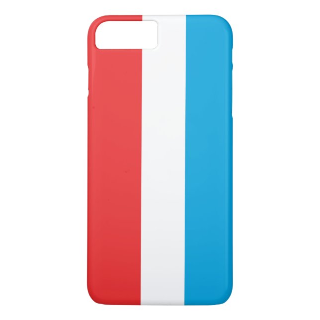 Funda De Case-Mate Para iPhone Bandera de Luxemburgo (Reverso)