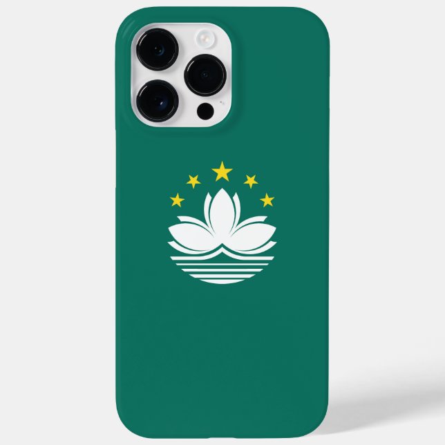Funda De Case-Mate Para iPhone Bandera de Macao (Reverso)