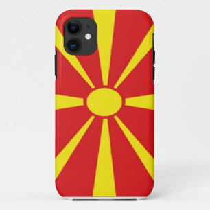 Funda Para iPhone 11 Bandera de Macedonia