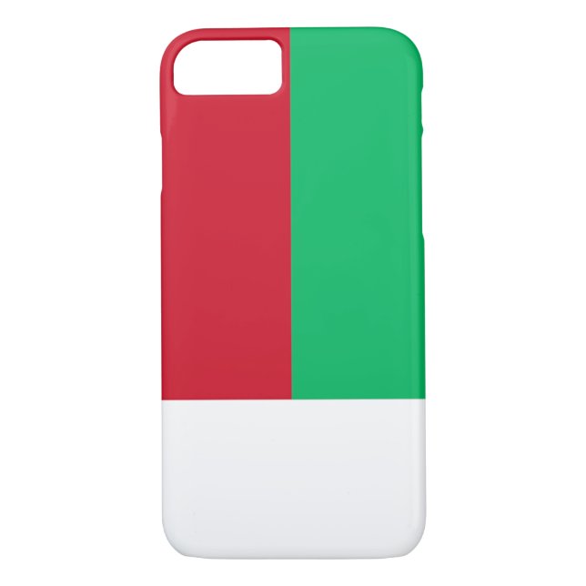 Funda De Case-Mate Para iPhone Bandera de Madagascar (Reverso)
