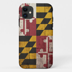 title_seo2 Bandera de madera vieja de Maryland