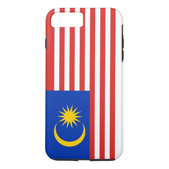 Funda De Case-Mate Para iPhone Bandera de Malasia (Reverso)