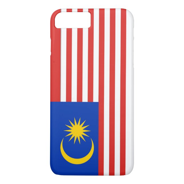 Funda De Case-Mate Para iPhone Bandera de Malasia (Reverso)