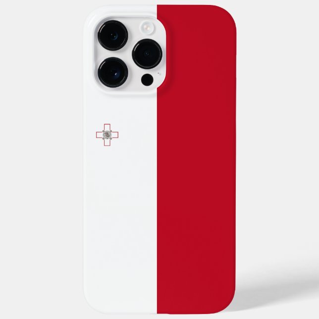 Funda De Case-Mate Para iPhone Bandera de Malta (Reverso)