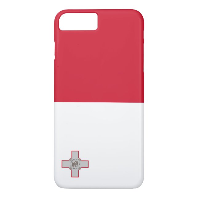 Funda De Case-Mate Para iPhone Bandera de Malta (Reverso)