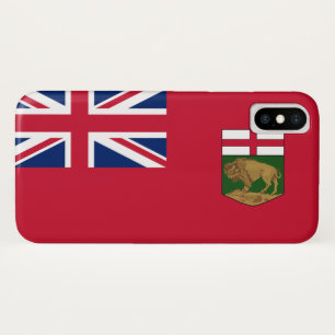 Funda Para iPhone X Bandera de Manitoba