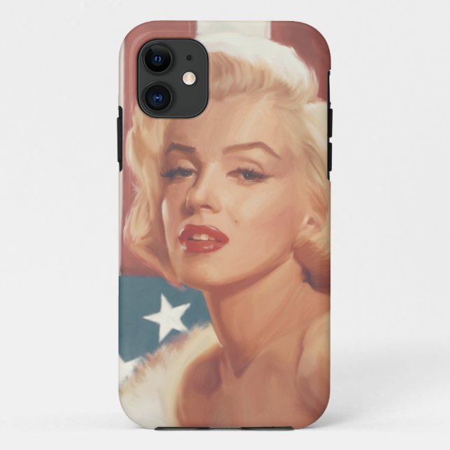 Funda De Case-Mate Para iPhone Bandera de Marilyn (Reverso)