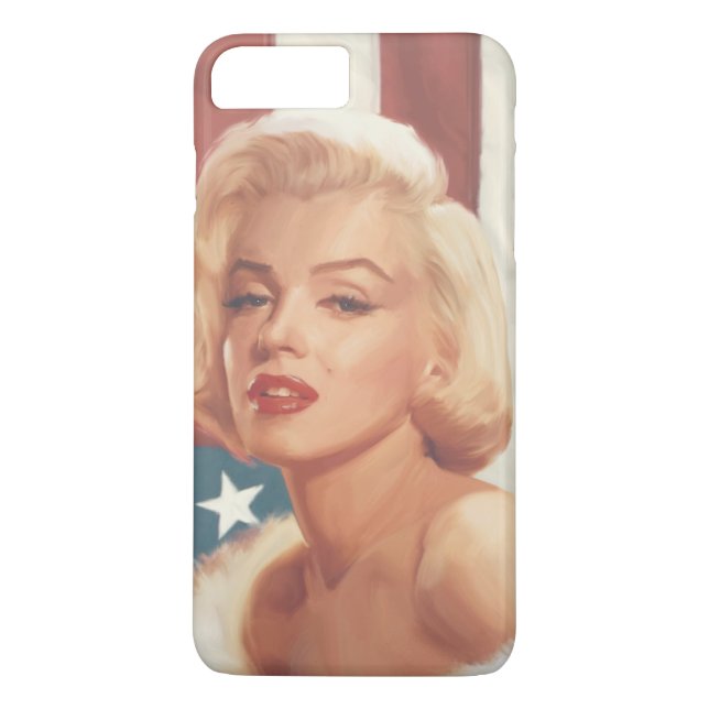 Funda De Case-Mate Para iPhone Bandera de Marilyn (Reverso)