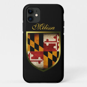 Funda Para iPhone 11 Bandera de Maryland