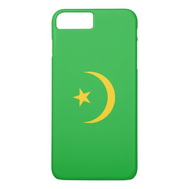 Funda De Case-Mate Para iPhone Bandera de Mauritania (Reverso)