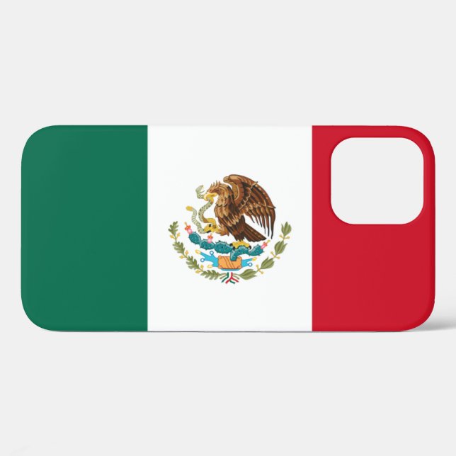 Funda De Case-Mate Para iPhone Bandera de México (Reverso (Horizontal))